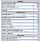 Spécification technique transpalette Pramac HPT